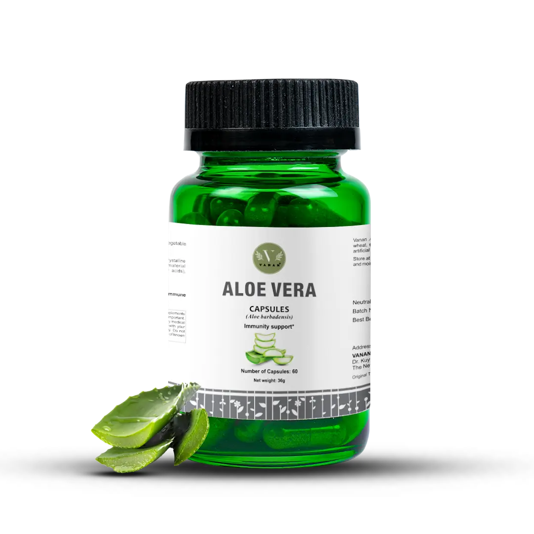 Aloe Vera Capsules | Digestive Health & Skin Support