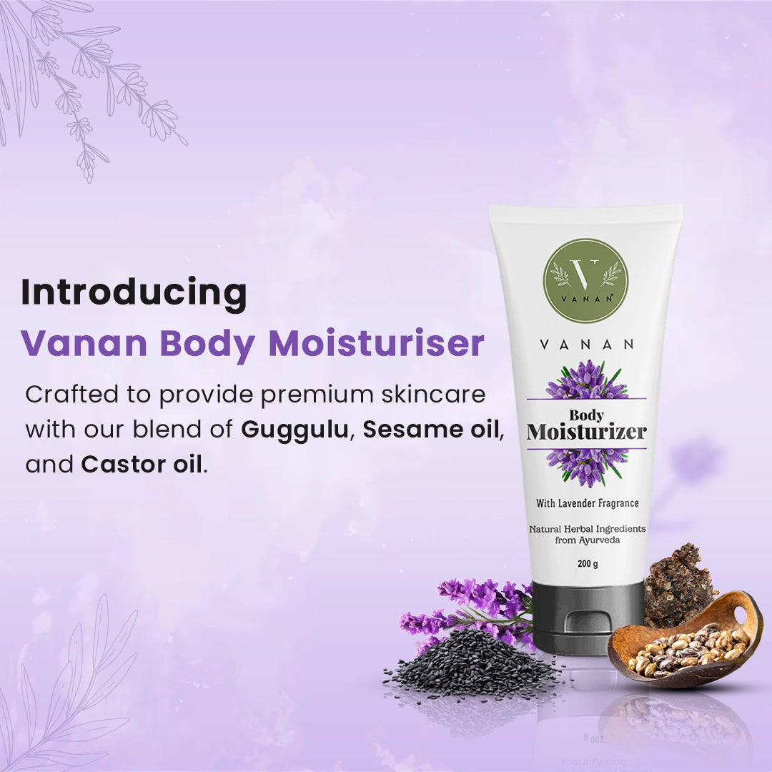 Vanan Moisturizer Lavender – 200g | Calming Hydration Cream