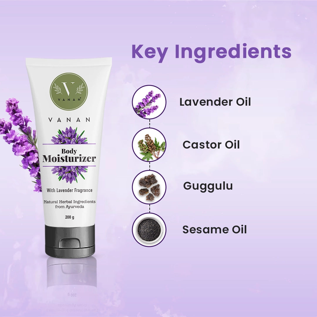 Vanan Moisturizer Lavender – 200g | Calming Hydration Cream