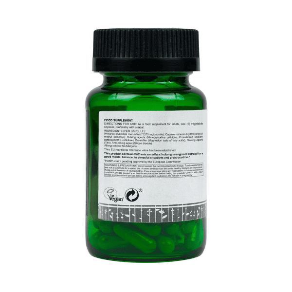 Ashwagandha Capsules | Premium Ayurvedic Herb for General Wellness | 60 Capsules | Vanan Herbal 