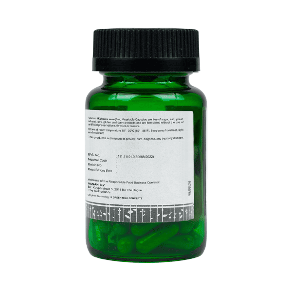 Ashwagandha Capsules | Premium Ayurvedic Herb for General Wellness | 60 Capsules | Vanan Herbal 