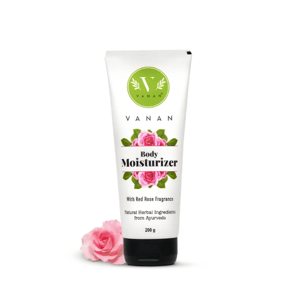 Vanan Moisturizer Red Rose – 200g | Radiant Hydrating Body Cream 