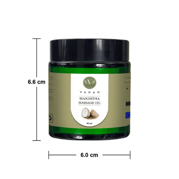 100% Pure Coconut Oil Massage – 90 ml | Ayurvedic Brightening & Detoxifying Oil | Vanan Herbal 