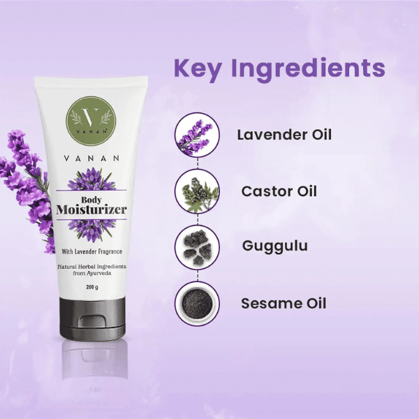 Vanan Moisturizer Lavender – 200g | Calming Hydration Cream 