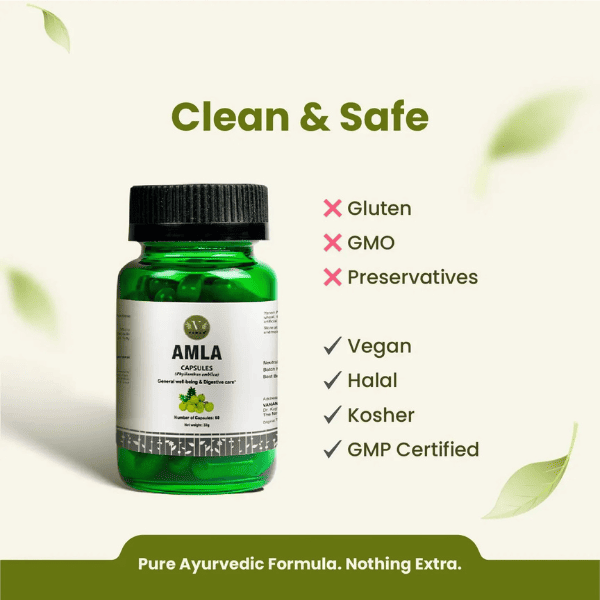 Amla Capsules | Natural Vitamin C & Immunity Support | 60 Capsules | Vanan Herbal 