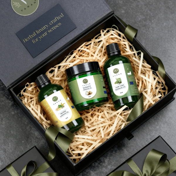 Abhyanga Bundle | Ayurvedic Massage Oils for Rejuvenation & Nourishment | Vanan Herbal 