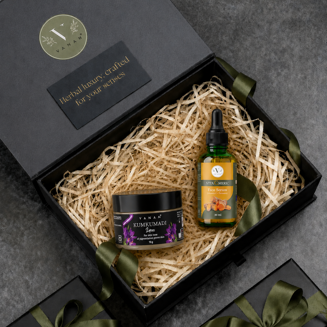 Brightening Face Care Bundle | Face Serum & Dark Spot Care | Vanan Herbal 