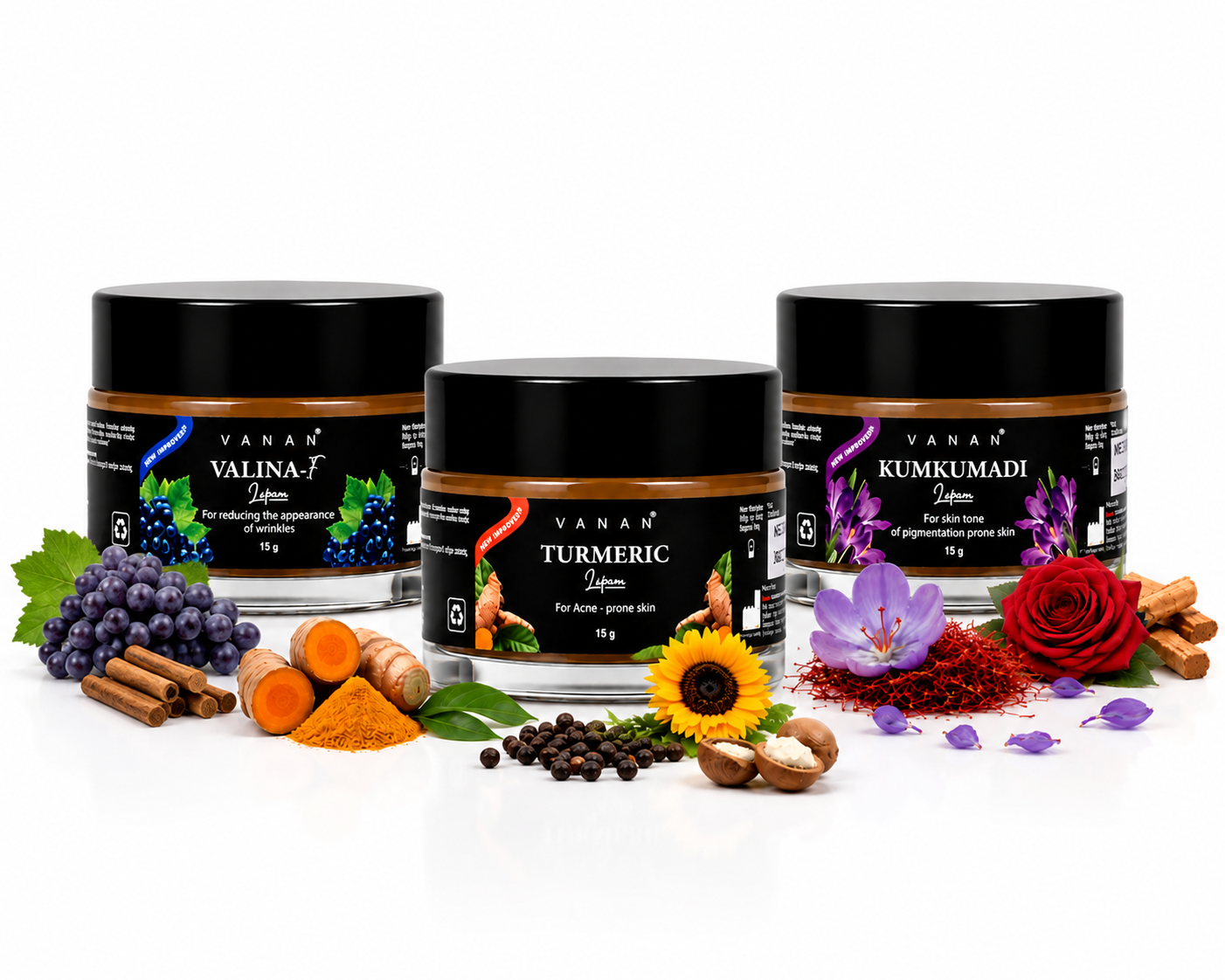 Lepam Skincare Gift Box – Ayurvedic Face Care Combo | Vanan Herbal 
