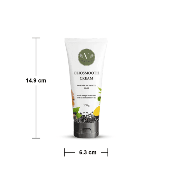 Oliosmooth Foot Cream | Foot Cream for Dry, Cracked Heels | Vanan Herbal 