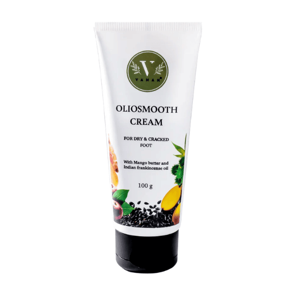 Oliosmooth Foot Cream | Foot Cream for Dry, Cracked Heels | Vanan Herbal 