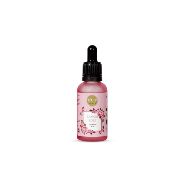 Pannir Rose Face Serum | Deep Hydration & Youthful Glow | Vanan Herbal 