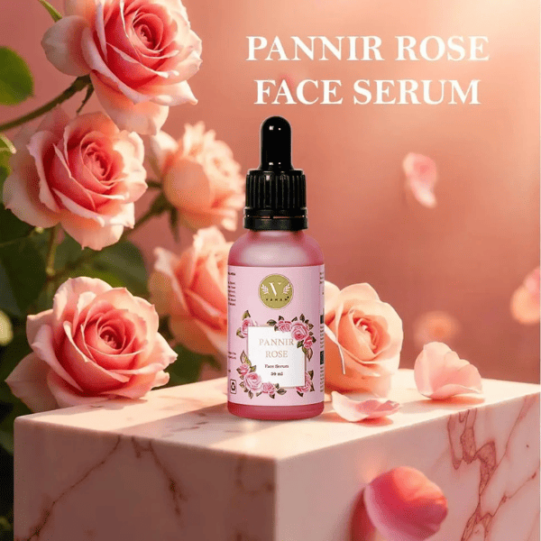 Pannir Rose Face Serum (Pack of 2) | Deep Hydration & Youthful Glow | Vanan Herbal 
