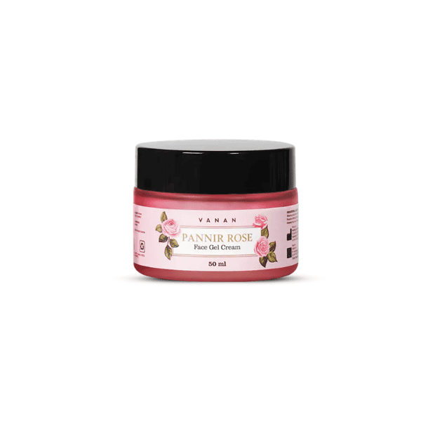 Pannir Rose Gel Cream | Lightweight Hydration & Radiance Formula | Vanan Herbal 