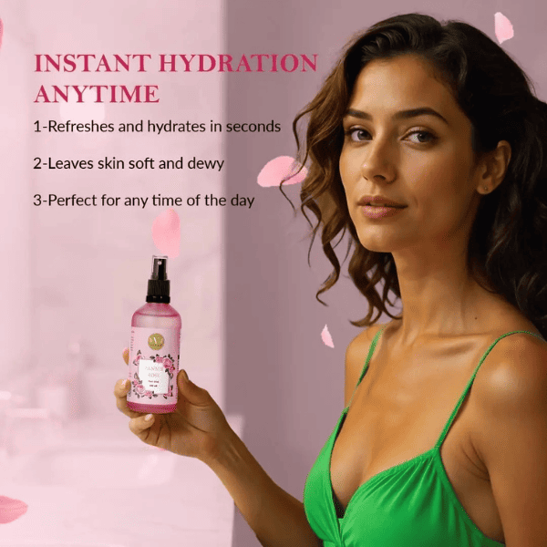 Pannir Rose Night Combo | Overnight Rejuvenating Skincare Set | Vanan Herbal 