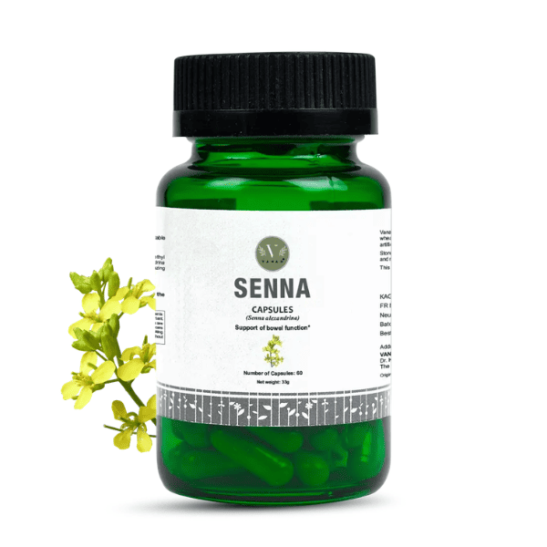 Senna Capsules | Natural Bowel Cleanse & Relief | 60 Capsules | Vanan Herbal 