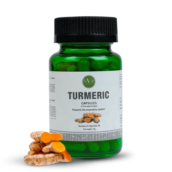 Turmeric Capsules | Curcumin Anti-Inflammatory Support | 60 Capsules | Vanan Herbal 