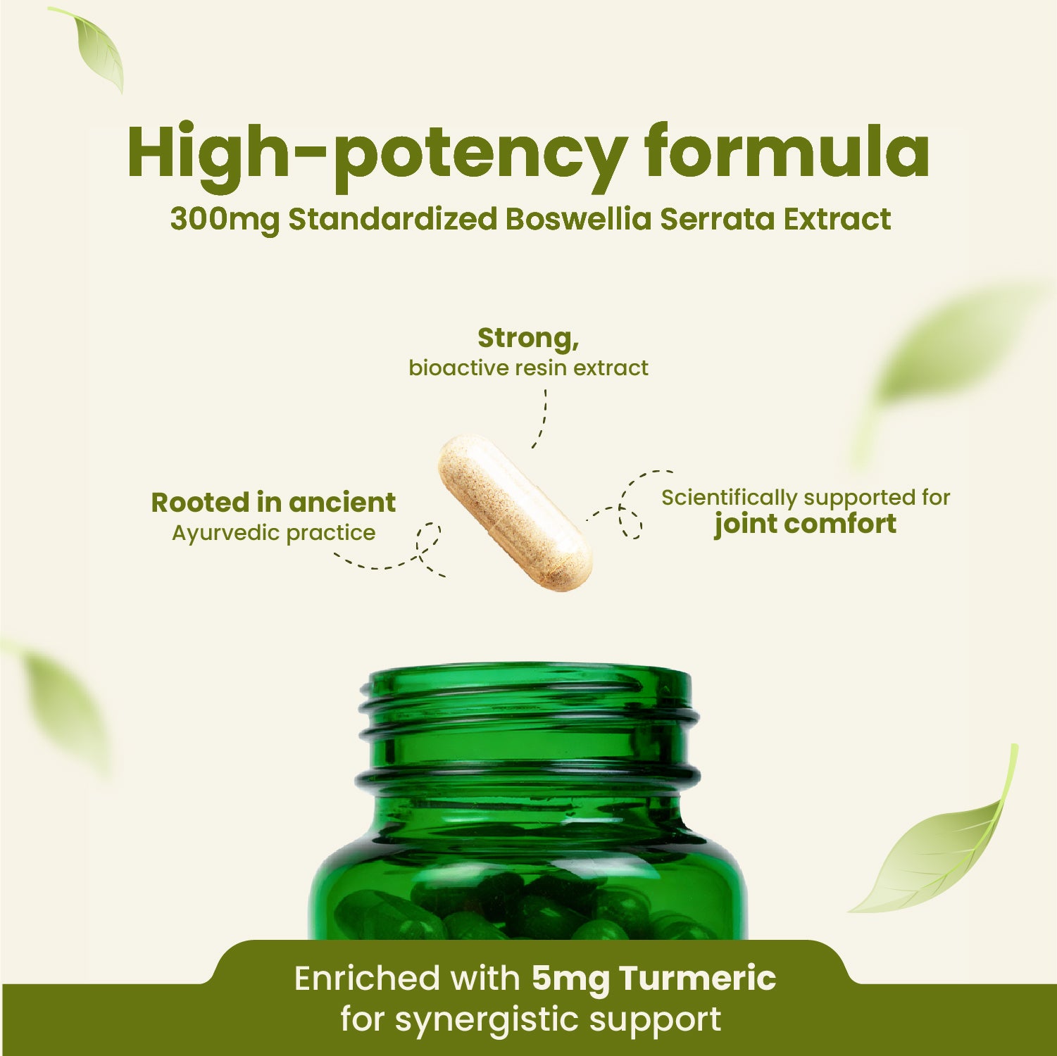 Boswellia Capsules | Gewrichtscomfort & Mobiliteitsondersteuning | 60 Capsules | <tc>Vanan Herbal</tc>