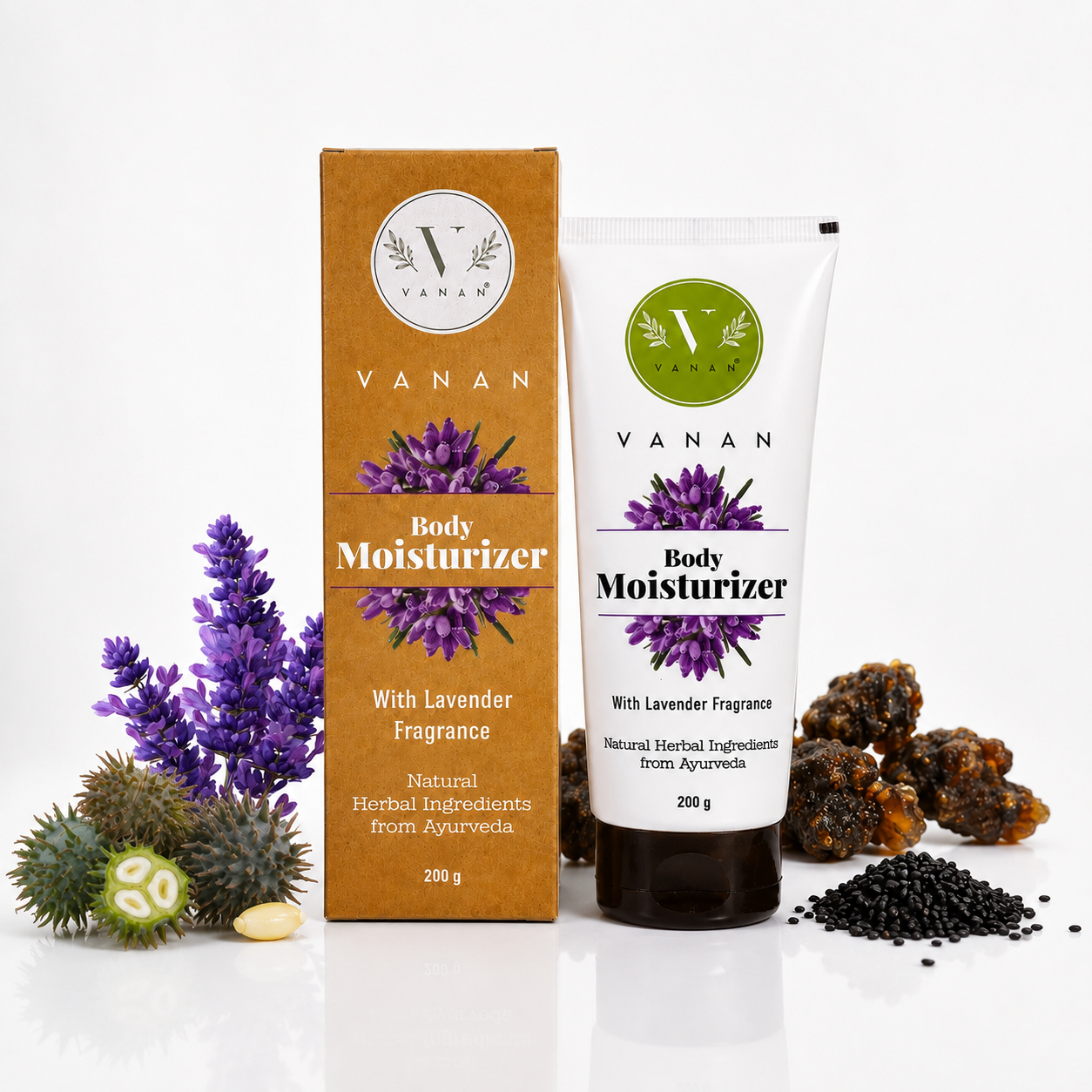 Vanan Moisturizer Lavender – 200g | Calming Hydration Cream 