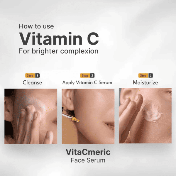 VitaCmeric Face Serum (30ml): Vitamin C 10% & Turmeric + Niacinamide 2% 
