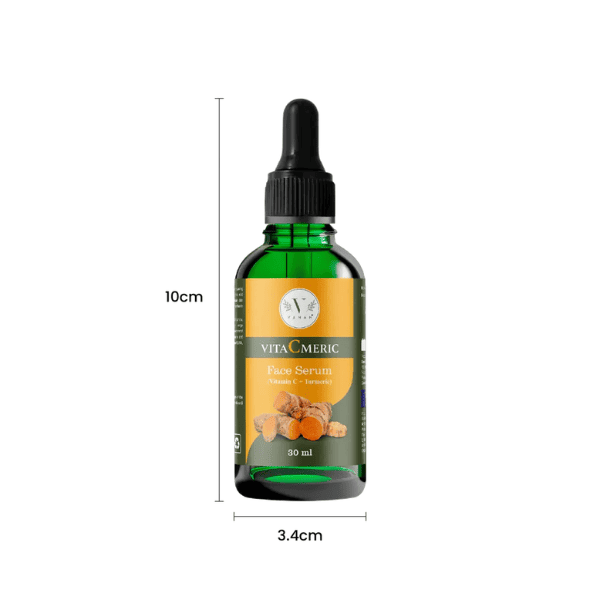 VitaCmeric Face Serum (30ml): Vitamin C 10% & Turmeric + Niacinamide 2% 
