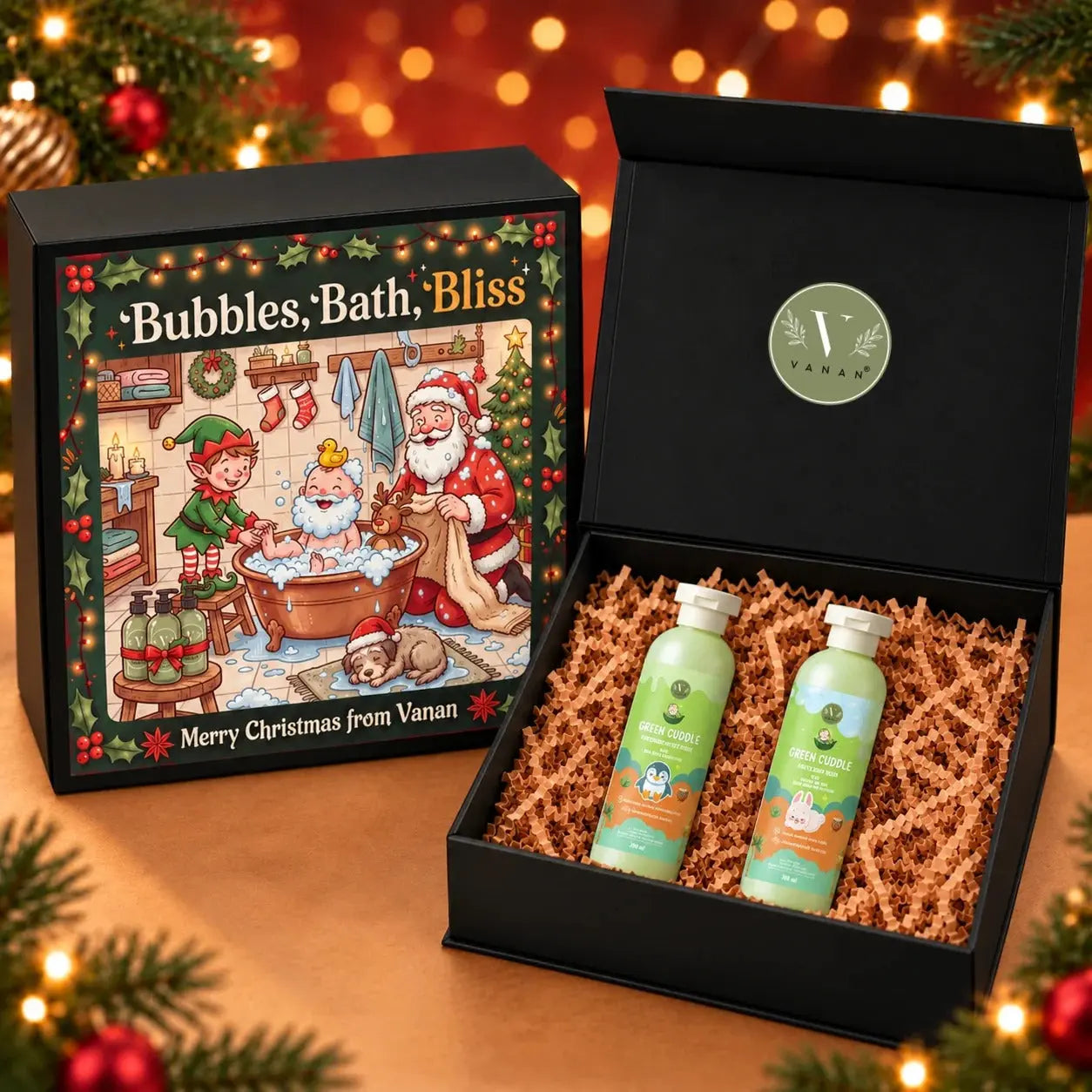 Vanan Herbal Baby Skin Comfort Combo | Soap-Free Body Wash & Daily Hydrating Lotion