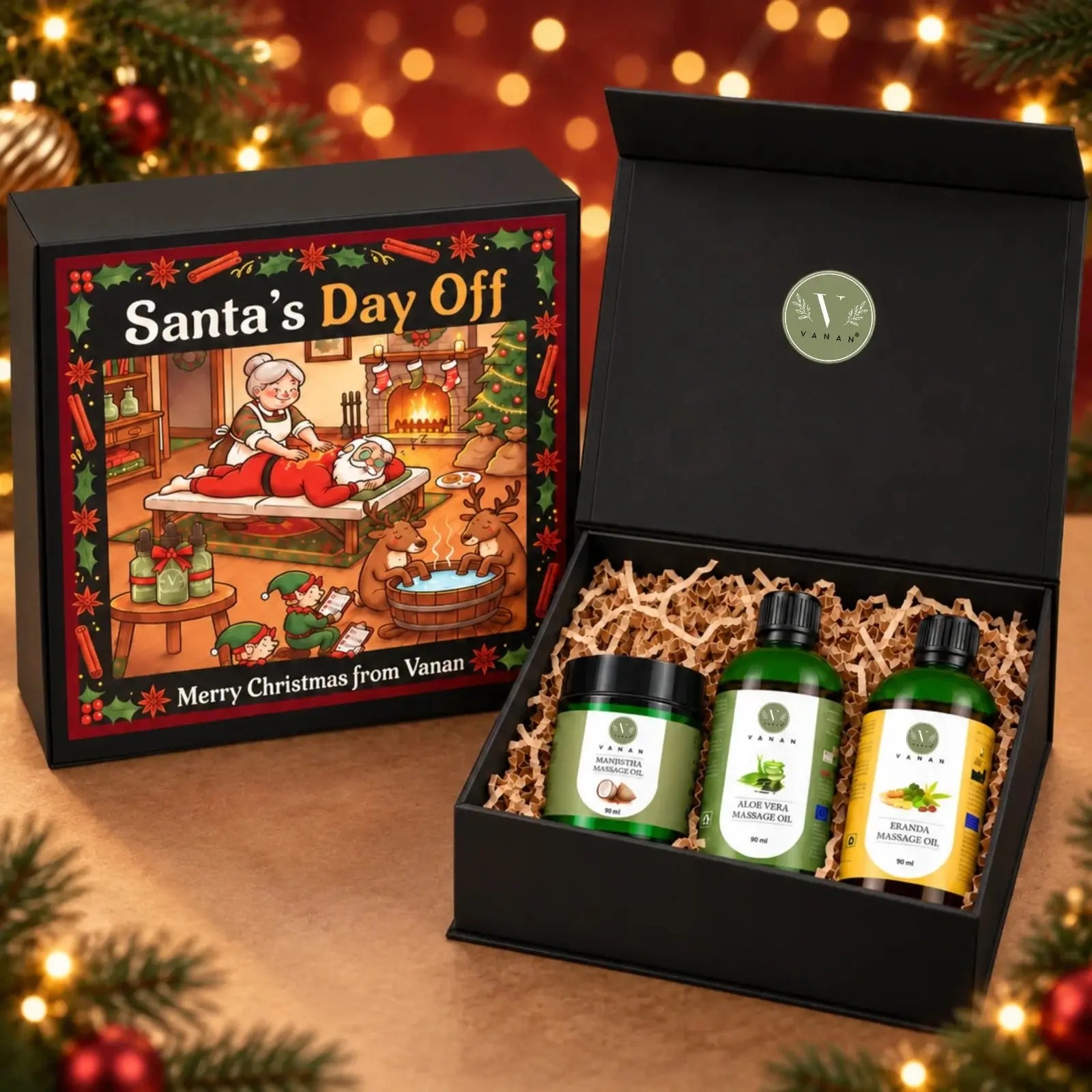 Abhyanga Bundle | Ayurvedic Massage Oils for Rejuvenation & Nourishment | Vanan Herbal