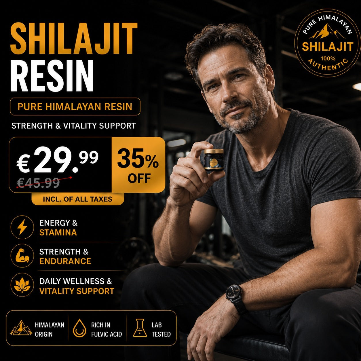 Shilajit Resin | Ayurvedic Rejuvenation & Stamina Support | Vanan Herbal 
