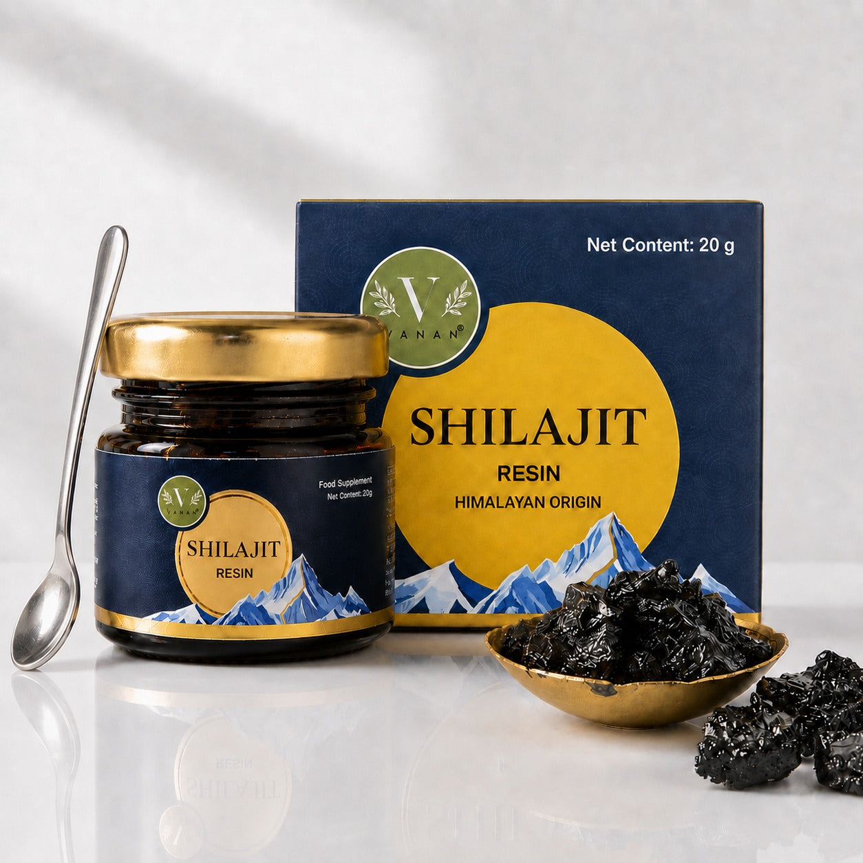 Shilajit Resin | Ayurvedic Rejuvenation & Stamina Support | Vanan Herbal 