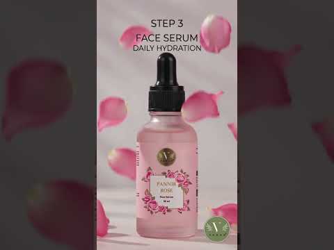 Pannir Rose Gift Box | Luxurious Skincare Collection | Vanan Herbal 